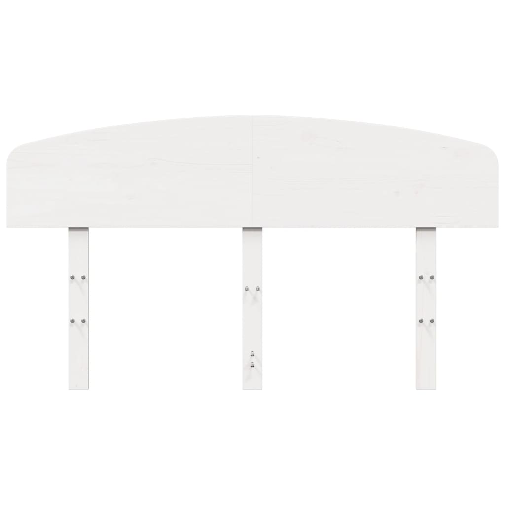 vidaXL Kopfteil Weiß 150 cm Massivholz Kiefer