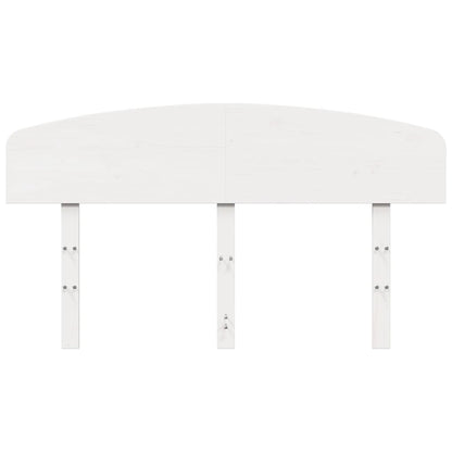 vidaXL Kopfteil Weiß 150 cm Massivholz Kiefer