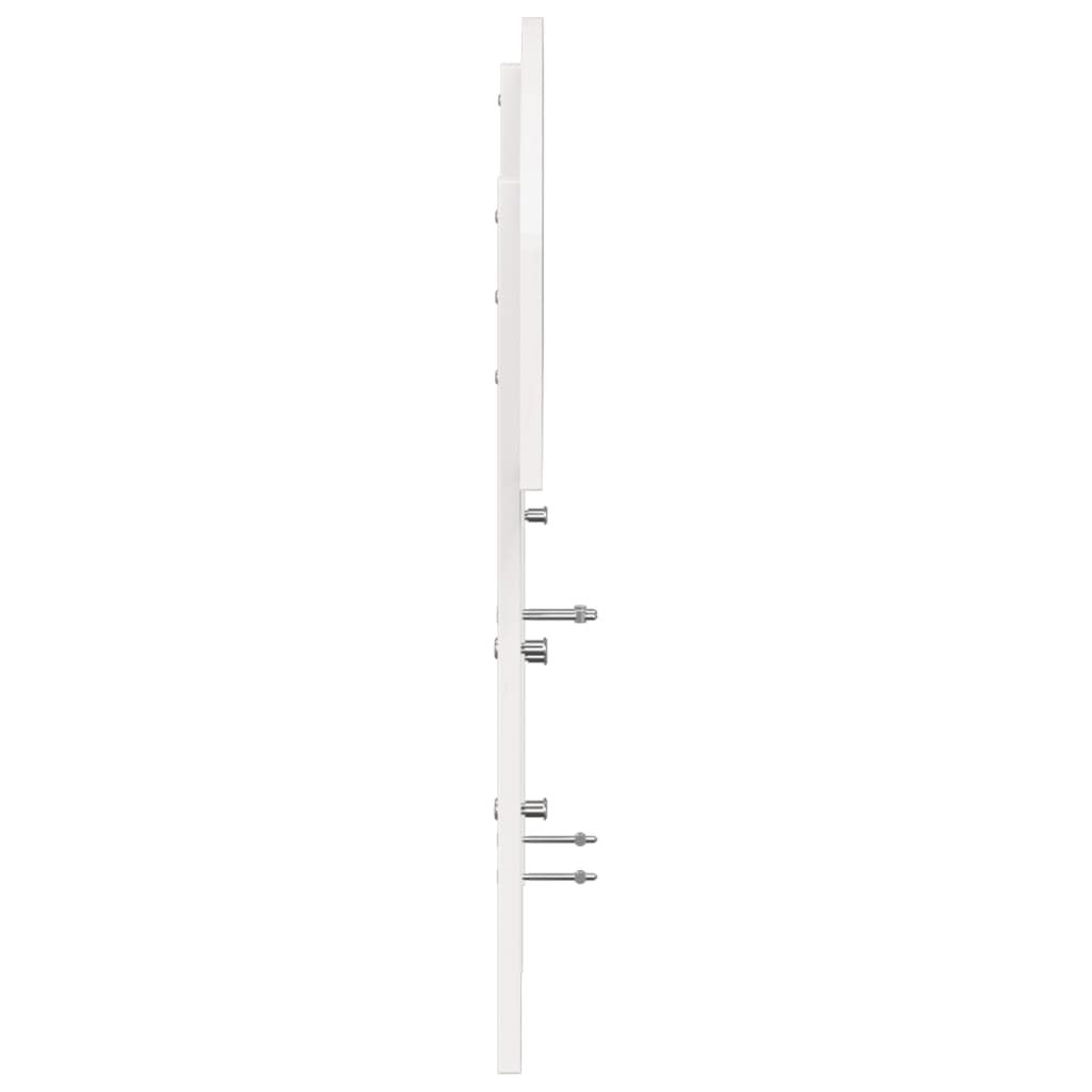 vidaXL Kopfteil Weiß 150 cm Massivholz Kiefer