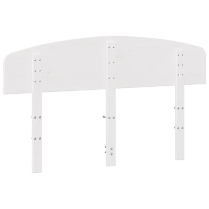 vidaXL Kopfteil Weiß 150 cm Massivholz Kiefer