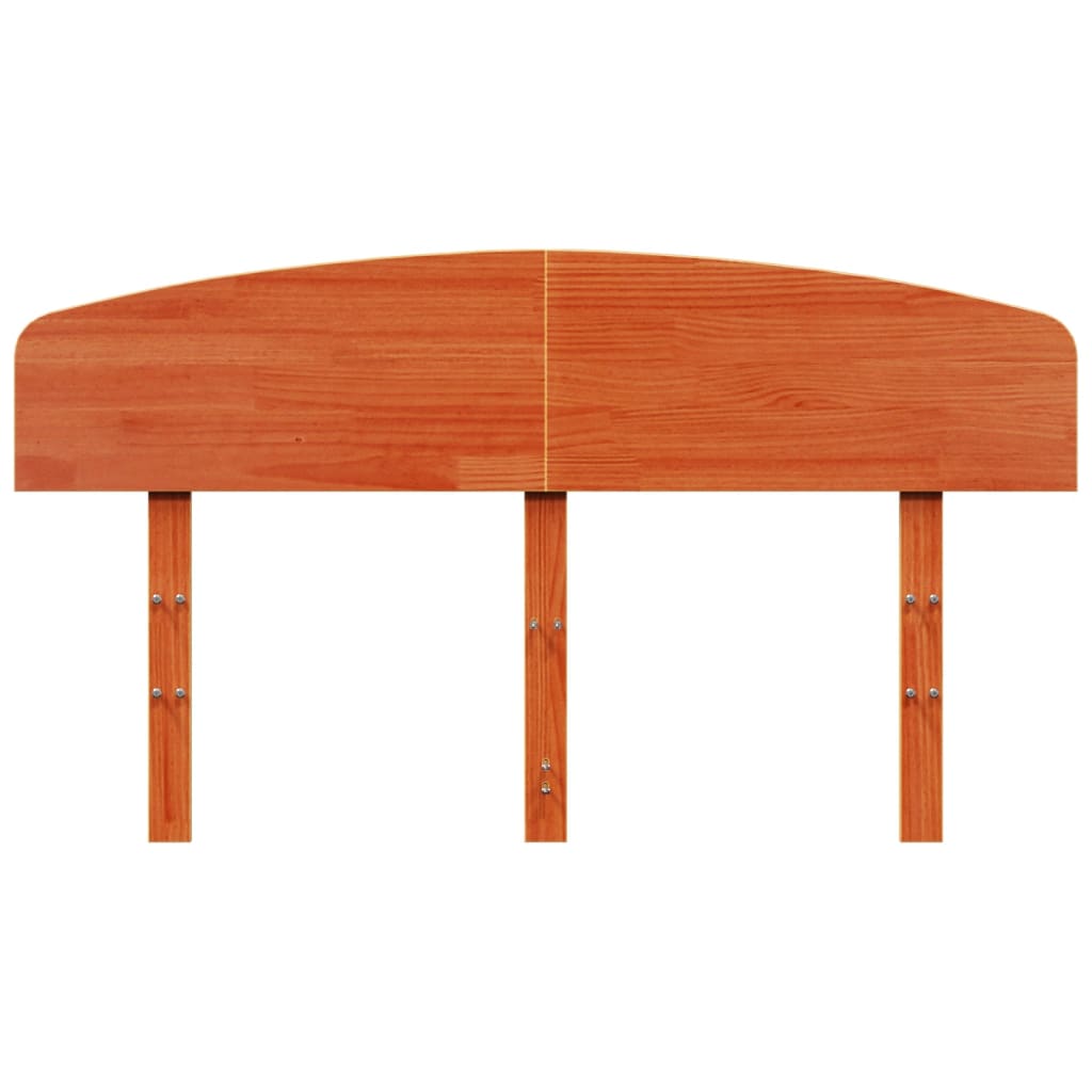 vidaXL Kopfteil Wachsbraun 140 cm Massivholz Kiefer