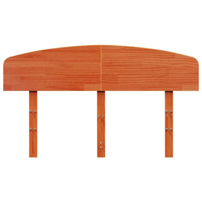 vidaXL Kopfteil Wachsbraun 135 cm Massivholz Kiefer