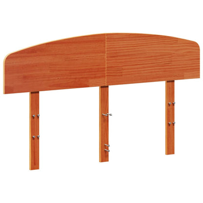 vidaXL Kopfteil Wachsbraun 120 cm Massivholz Kiefer