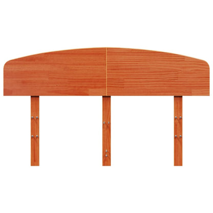 vidaXL Kopfteil Wachsbraun 120 cm Massivholz Kiefer