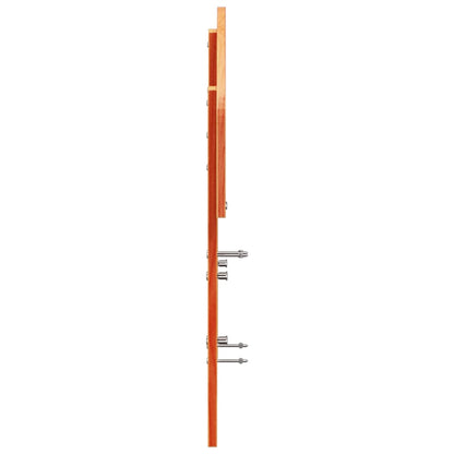vidaXL Kopfteil Wachsbraun 120 cm Massivholz Kiefer