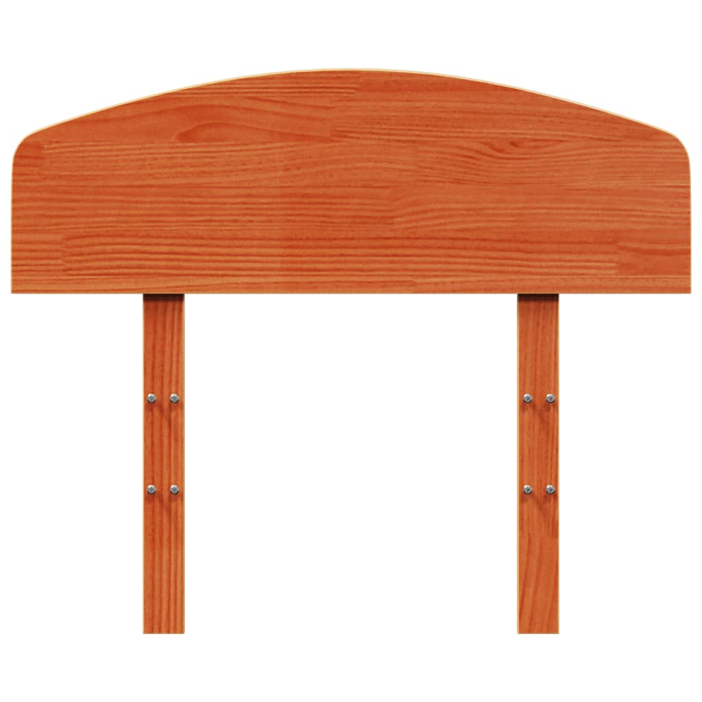 vidaXL Kopfteil Wachsbraun 100 cm Massivholz Kiefer