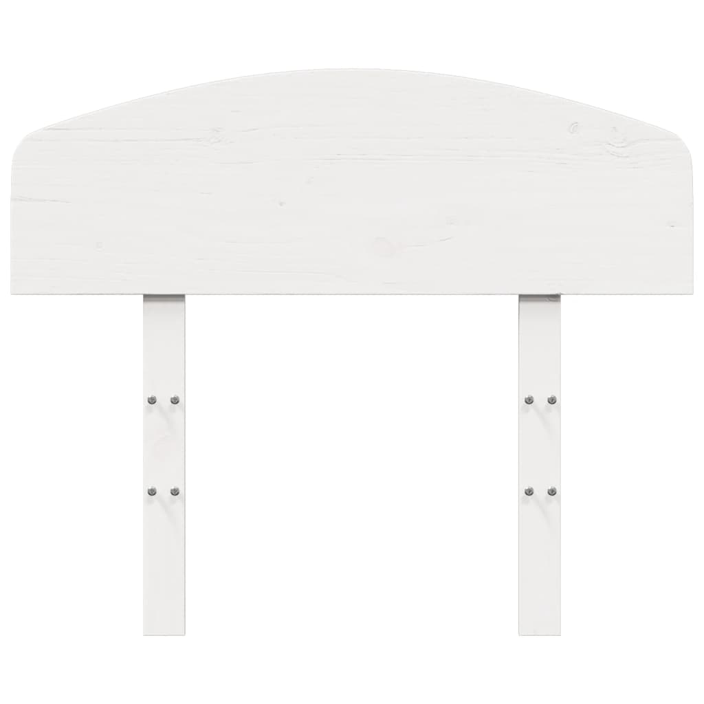 vidaXL Kopfteil Weiß 90 cm Massivholz Kiefer