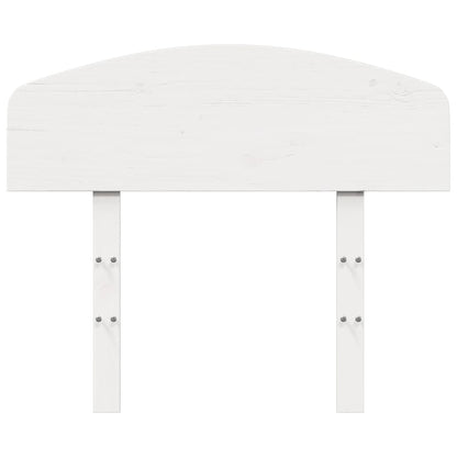 vidaXL Kopfteil Weiß 90 cm Massivholz Kiefer