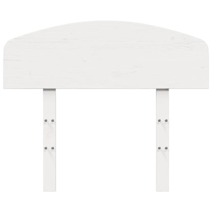 vidaXL Kopfteil Weiß 75 cm Massivholz Kiefer