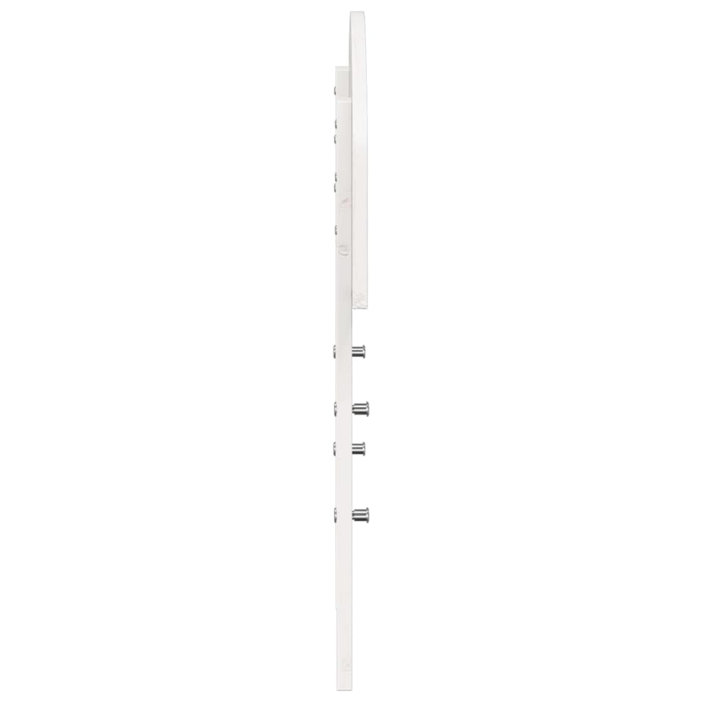 vidaXL Kopfteil Weiß 75 cm Massivholz Kiefer