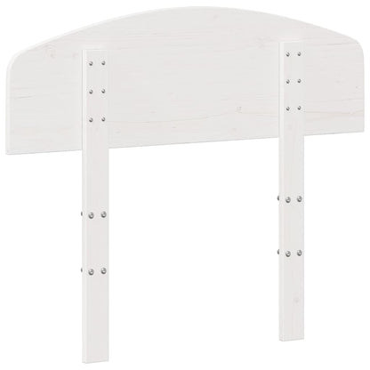 vidaXL Kopfteil Weiß 75 cm Massivholz Kiefer