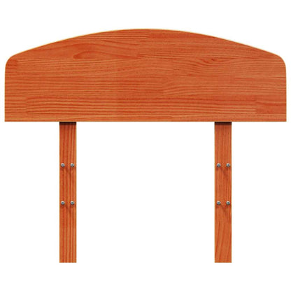 vidaXL Kopfteil Wachsbraun 75 cm Massivholz Kiefer