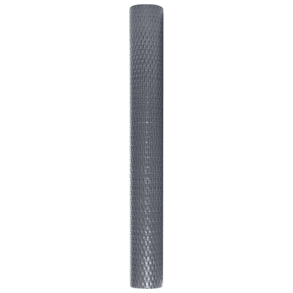 vidaXL Balkon-Sichtschutz Anthrazit 300x100 cm Poly Rattan