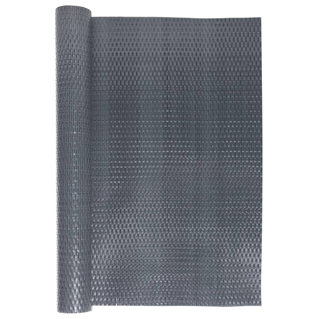 vidaXL Balkon-Sichtschutz Anthrazit 400x80 cm Poly Rattan