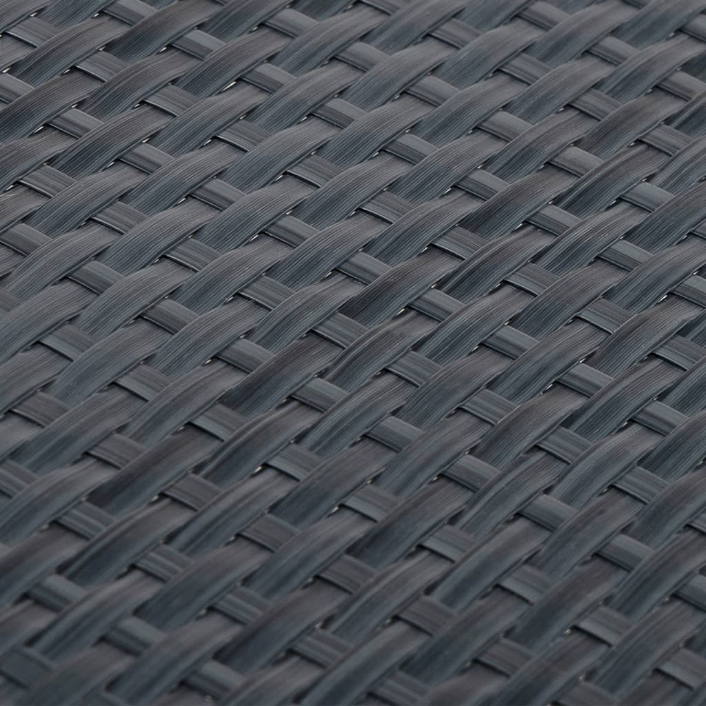 vidaXL Balkon-Sichtschutz Anthrazit 400x90 cm Poly Rattan