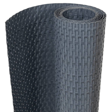 vidaXL Brise-vue de balcon anthracite 400x100 cm en résine tressée