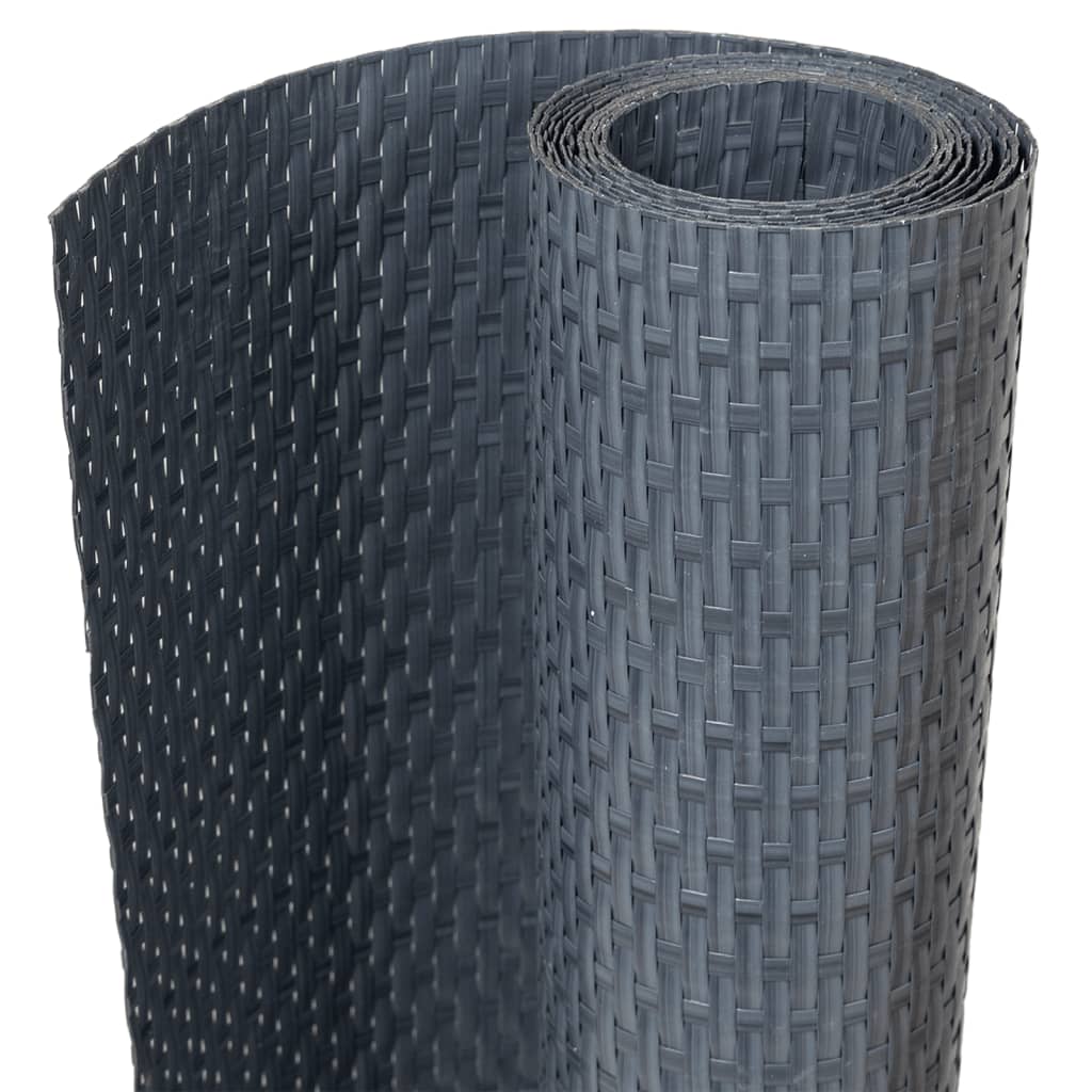 vidaXL Brise-vue de balcon anthracite 500x90 cm en polyrotin