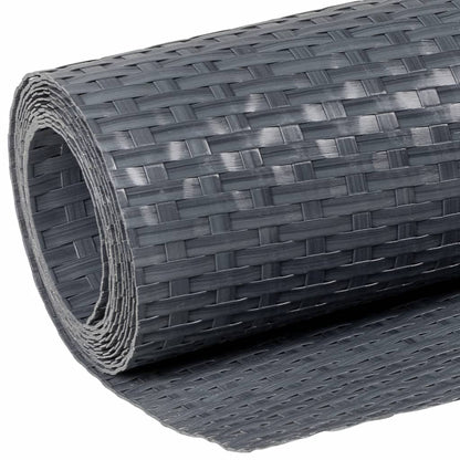 vidaXL Brise-vue de balcon anthracite 500x90 cm en polyrotin