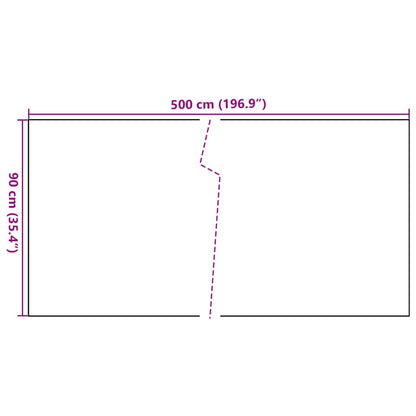 vidaXL Brise-vue de balcon anthracite 500x90 cm en polyrotin