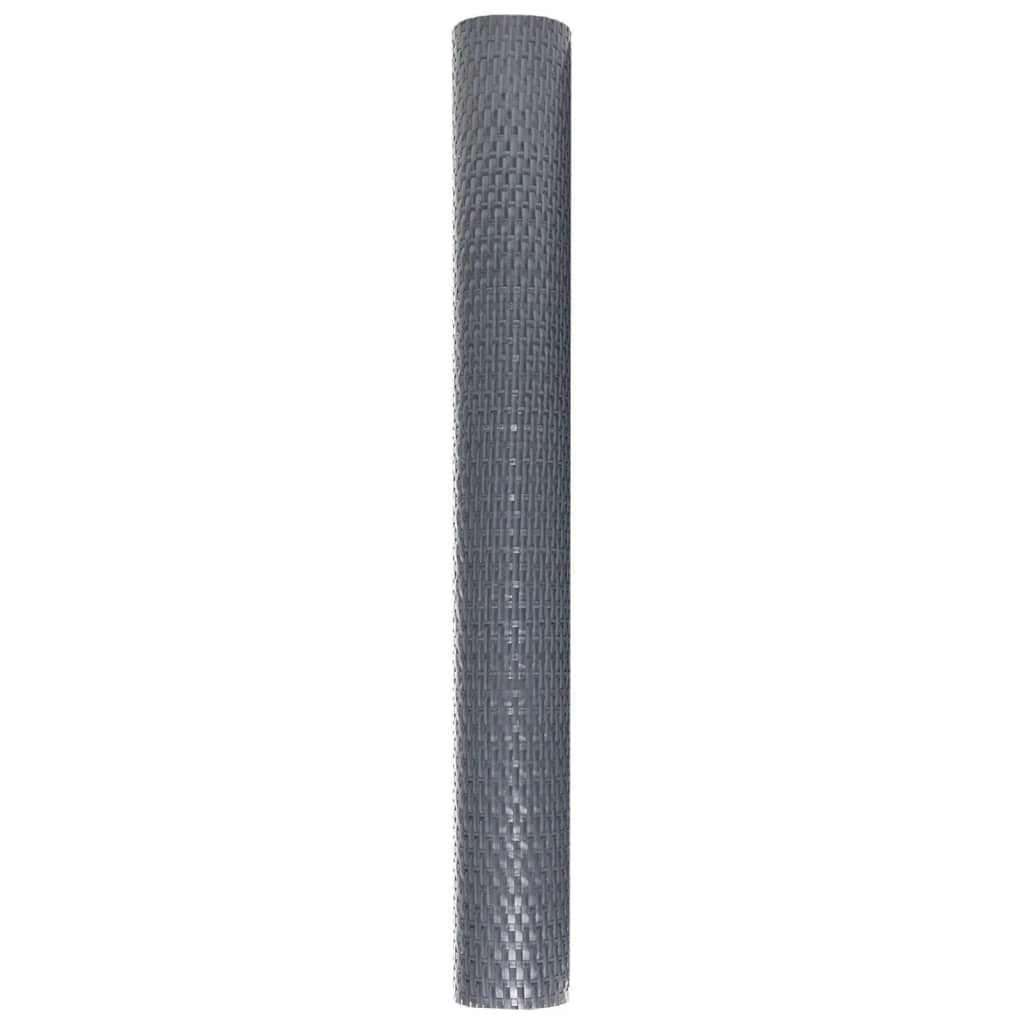 vidaXL Brise-vue de balcon anthracite 500x100 cm en résine tressée