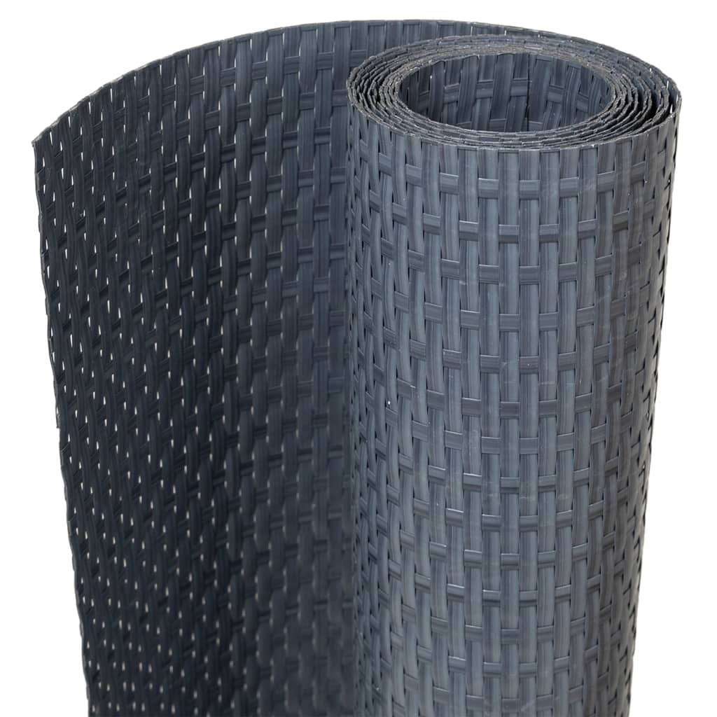 vidaXL Brise-vue de balcon anthracite 1000x90 cm en résine tressée