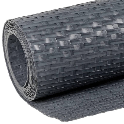 vidaXL Brise-vue de balcon anthracite 1000x100 cm en polyrotin