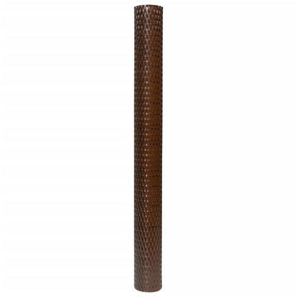 vidaXL Brise-vue de balcon marron et noir 300x80 cm en rotin synthétique