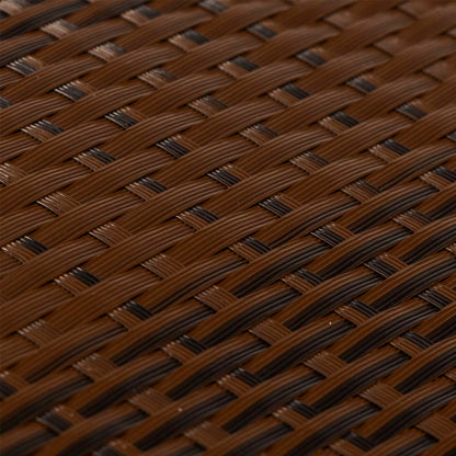 vidaXL Brise-vue de balcon marron et noir 300x80 cm en rotin synthétique