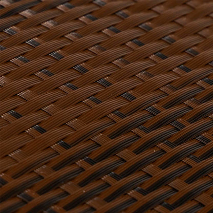 vidaXL Brise-vue de balcon marron et noir 300x100 cm en polyrotin