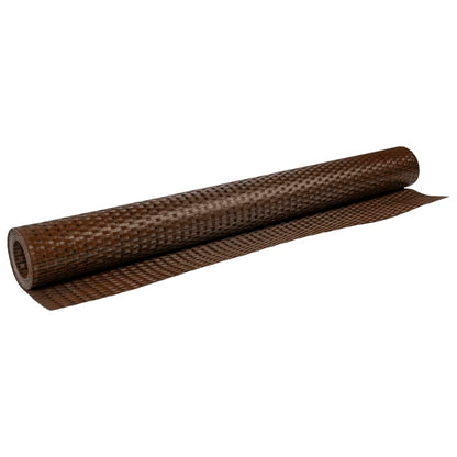 vidaXL Brise-vue de balcon marron et noir 600x90 cm en poly rotin