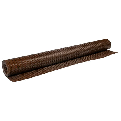 vidaXL Balkon-Sichtschutz Braun und Schwarz 1000x80 cm Poly Rattan