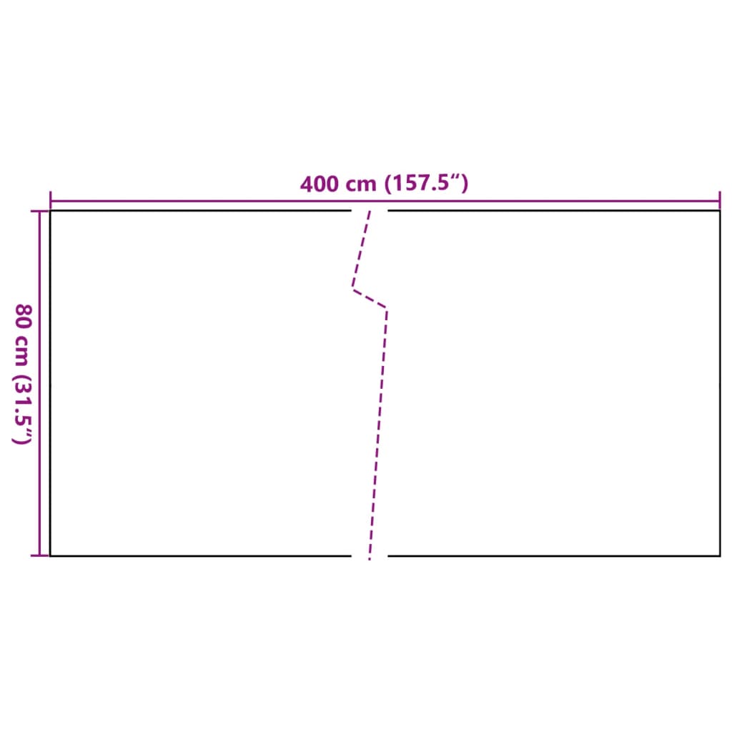 vidaXL Brise-vue de balcon marron clair 400x80 cm en polyrotin