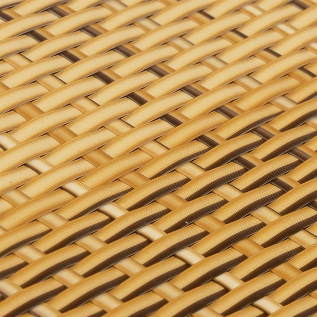 vidaXL Brise-vue de balcon marron clair 500x100 cm en polyrotin
