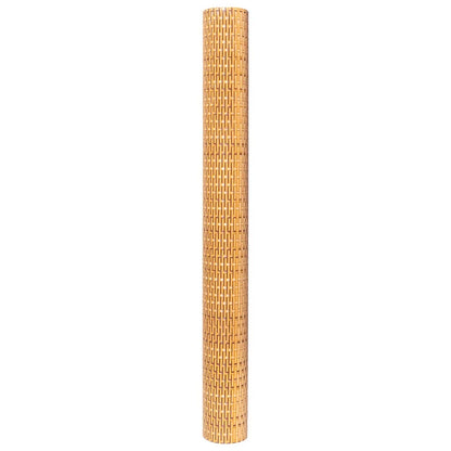vidaXL Brise-vue de balcon marron clair 600x90 cm en polyrotin