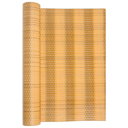 vidaXL Brise-vue de balcon marron clair 1000x80 cm en poly rotin