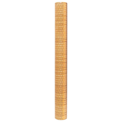 vidaXL Brise-vue de balcon marron clair 1000x90 cm en polyrotin