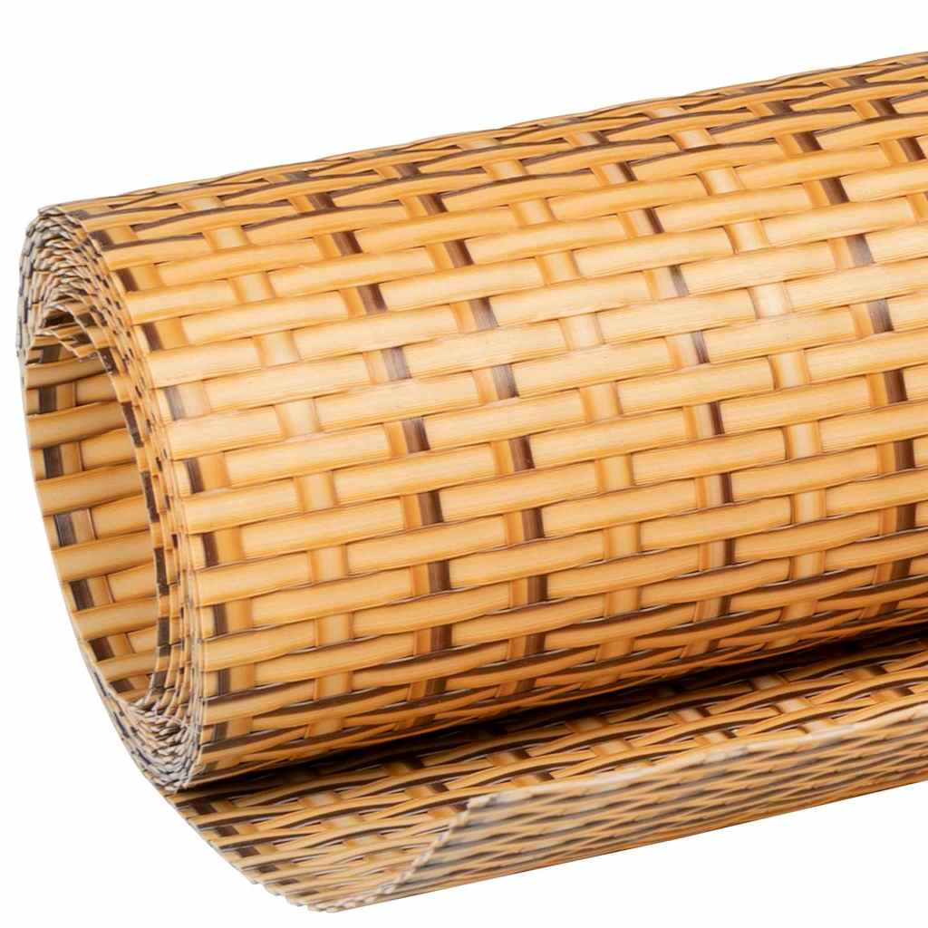 vidaXL Brise-vue de balcon marron clair 1000x90 cm en polyrotin
