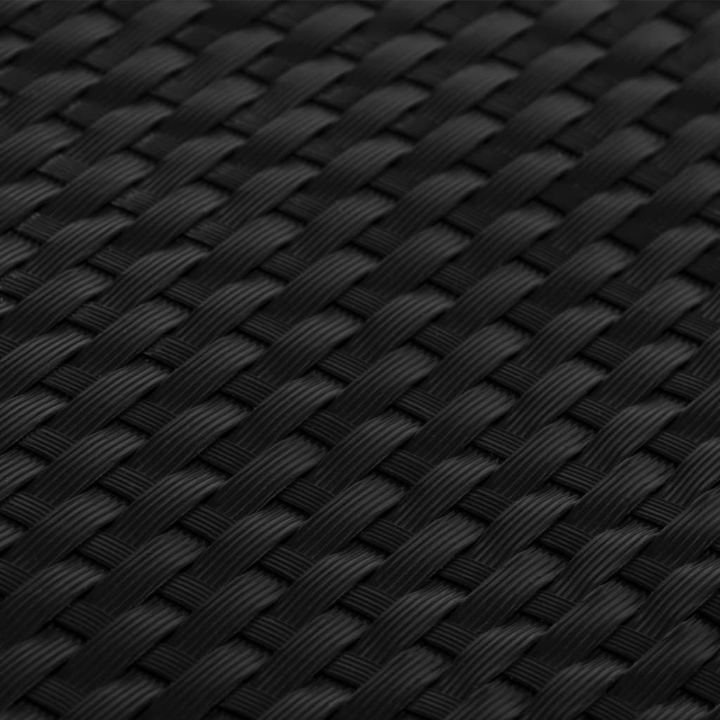 vidaXL Brise-vue de balcon noir 300x90 cm en résine tressée