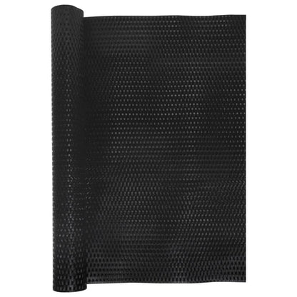 vidaXL Balkon-Sichtschutz Schwarz 600x80 cm Poly Rattan