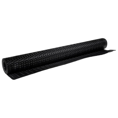 vidaXL Balkon-Sichtschutz Schwarz 600x80 cm Poly Rattan