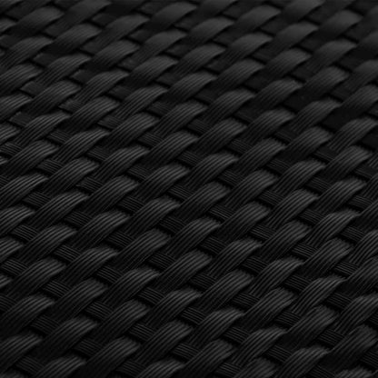 vidaXL Brise-vue de balcon noir 1000x80 cm en polyrotin