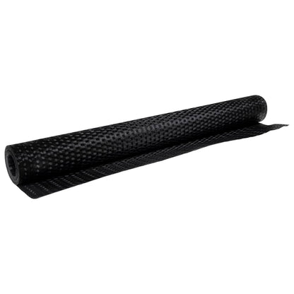 vidaXL Balkon-Sichtschutz Schwarz 1000x90 cm Poly Rattan