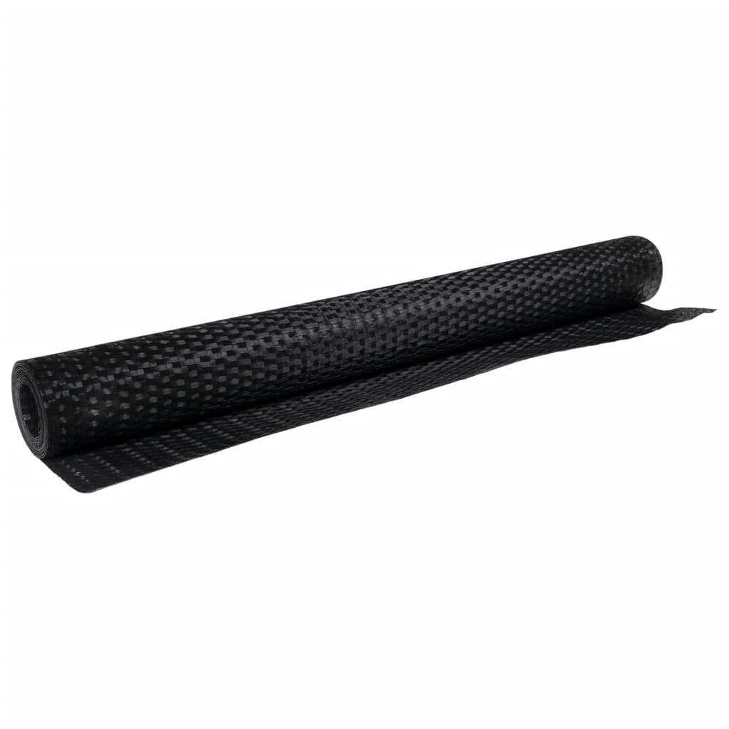 vidaXL Balkon-Sichtschutz Schwarz 1000x100 cm Poly Rattan