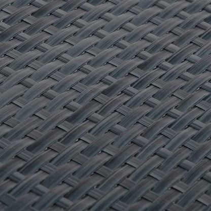 vidaXL Brise-vues de balcon 5 pcs Anthracite 255x19 cm Résine tressée