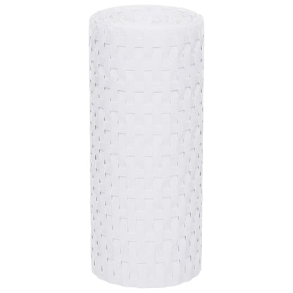 vidaXL Balkon-Sichtschutze 5 Stk. Weiß 255x19 cm Poly Rattan