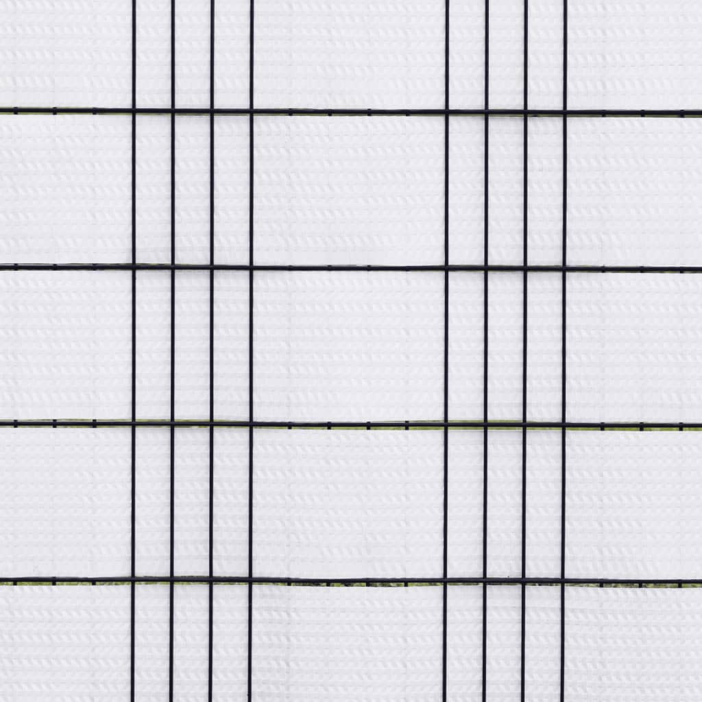 vidaXL Balkon-Sichtschutze 5 Stk. Weiß 255x19 cm Poly Rattan