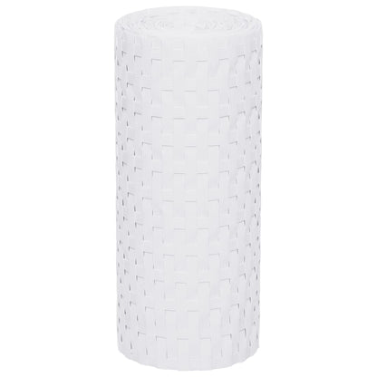 vidaXL Balkon-Sichtschutze 10 Stk. Weiß 255x19 cm Poly Rattan