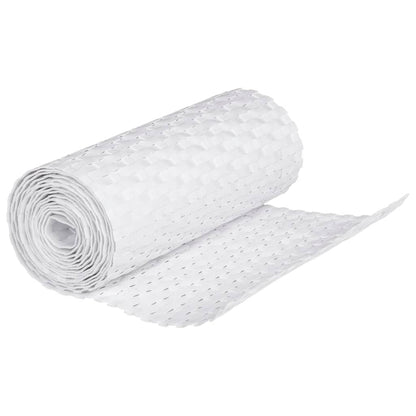 vidaXL Balkon-Sichtschutze 10 Stk. Weiß 255x19 cm Poly Rattan