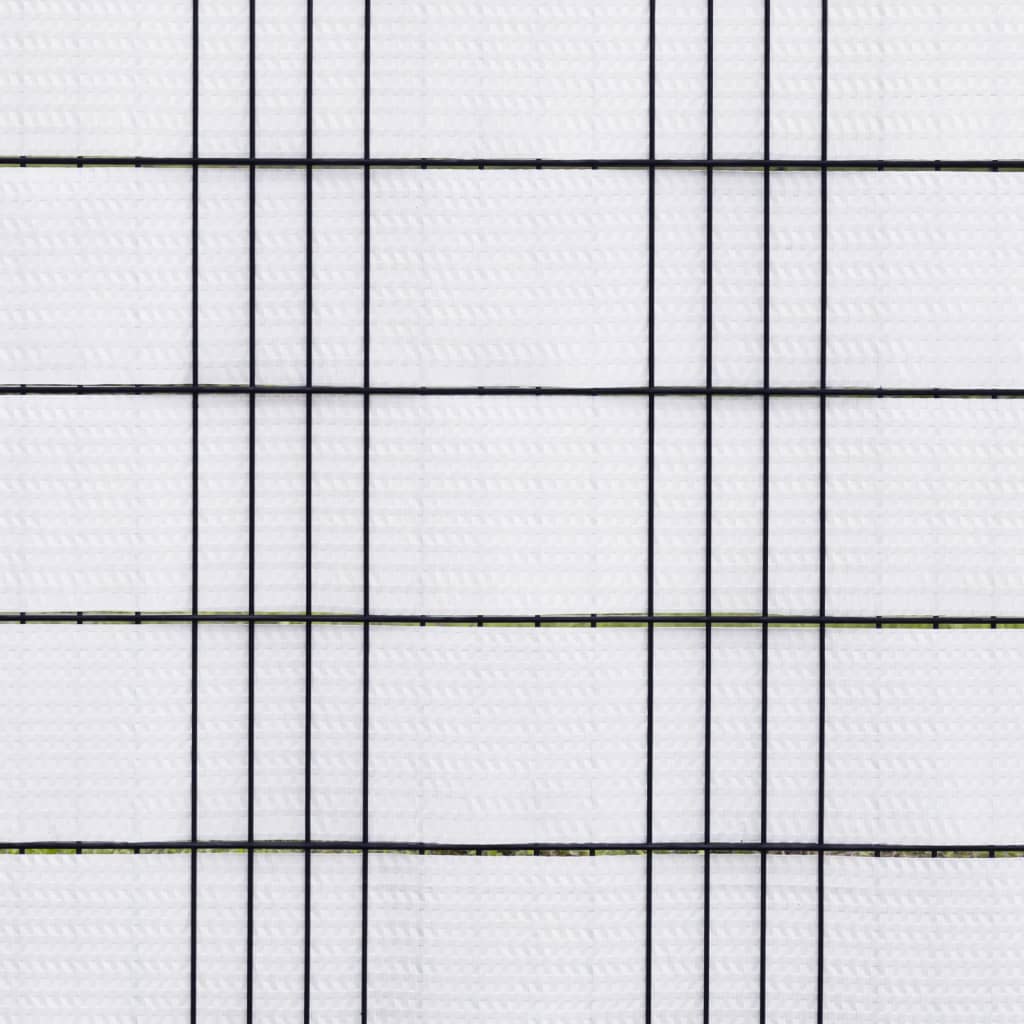 vidaXL Balkon-Sichtschutze 10 Stk. Weiß 255x19 cm Poly Rattan