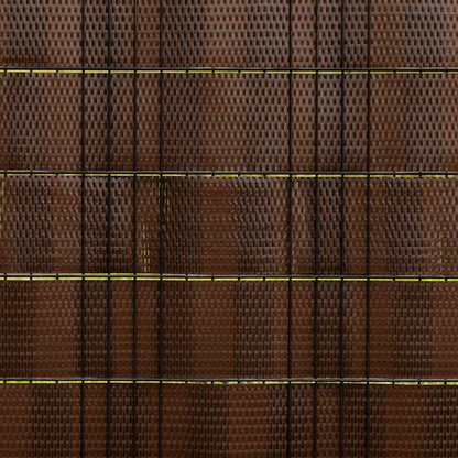 vidaXL Brise-vues de balcon 10 pcs Marron Noir 255x19 cm Résine tressée